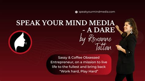 speak your mind media web design|By Roxanne Tattan Website Design .